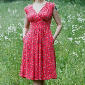 Karina Dresses Nora Dress in Social Butterfly Print